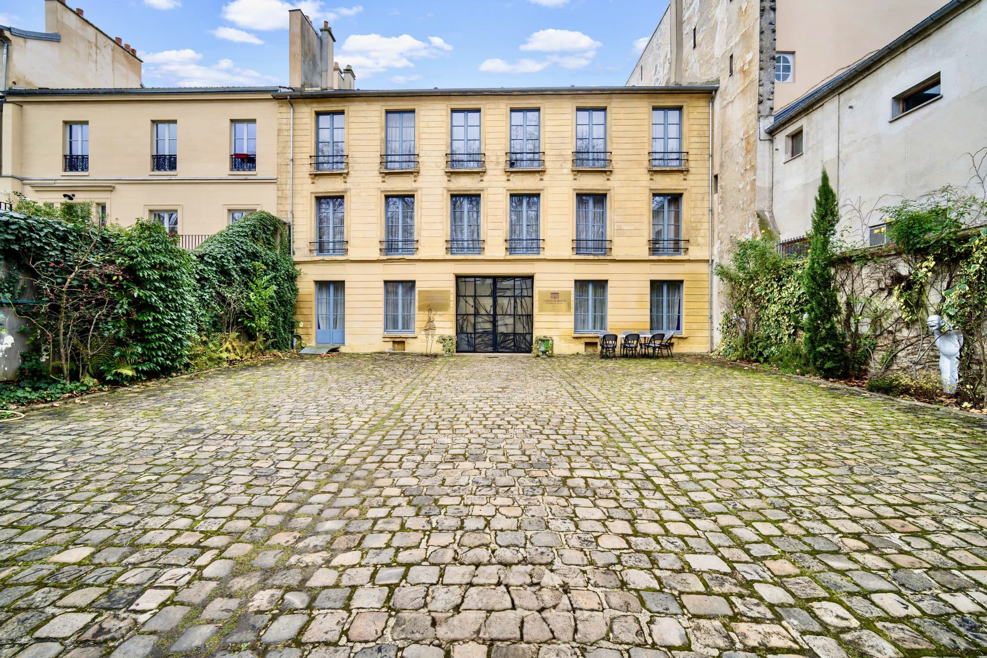 Le jardin de pierres, vu de l'intérieur