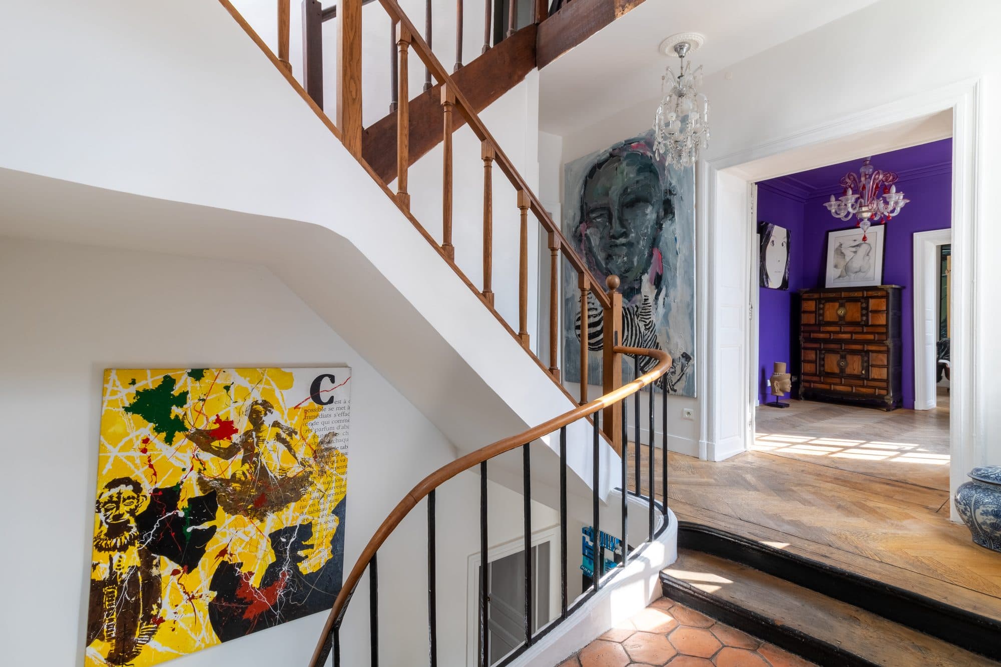 L'escalier du deuxième étage