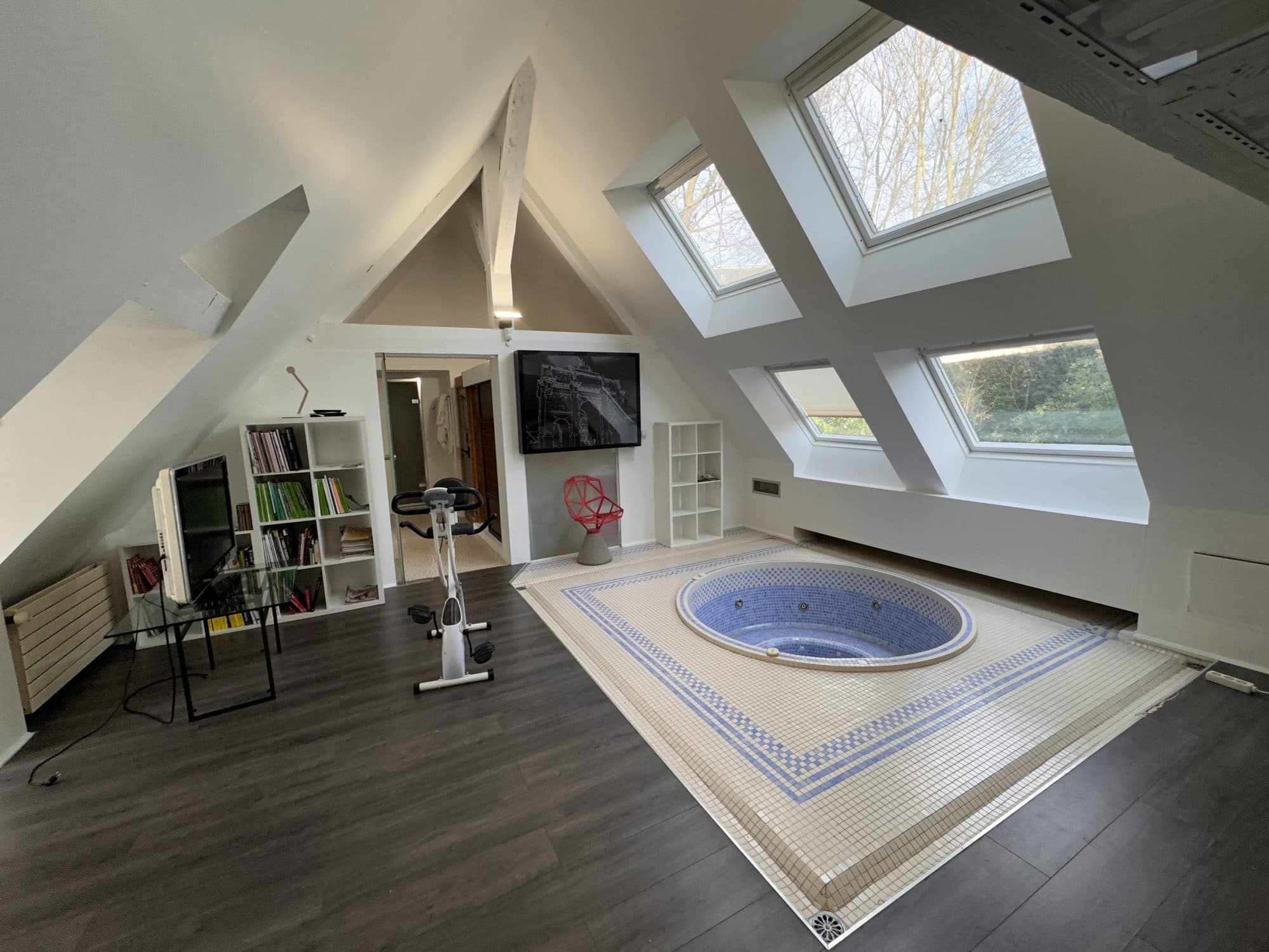 Le spa sous les toits